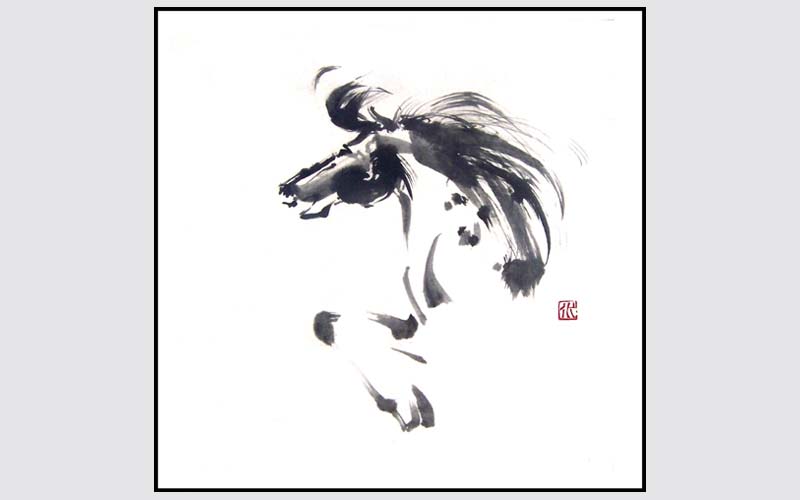 Roslyn Levin, Sumi-e Horses Gallery