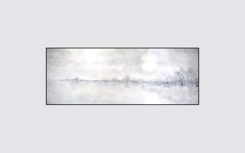 ROSLYN LEVIN SUMI-E MISTED WATERS